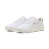 Sneaker PUMA "COURT LALLY DAYINIGHT", Gr. 39, weiß (puma weiß, puma weiß, puma gold), Synthetik, sportlich, Schuhe