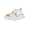 Keilsandalette GABOR "Gabor Sandalen Nappaleder", Damen, Gr. 40,5, braun (latte), Nappaleder, casual, Schuhe