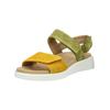 Riemchensandale ARA "Ara Sandalen Veloursleder", Damen, Gr. 40, grün, Veloursleder, casual, Schuhe