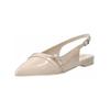 Slingpumps NERO GIARDINI "Nero Giardini Pumps Leder", Damen, Gr. 39, beige, Leder, elegant, Schuhe