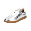 Sneaker STEVE MADDEN "STEVE MADDEN Sneaker Lederimitat", Damen, Gr. 39, silber, Lederimitat, casual, Schuhe