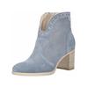 Stiefelette NERO GIARDINI "Nero Giardini Stiefelette Leder", Damen, Gr. 36, avio, Leder, casual, Schuhe