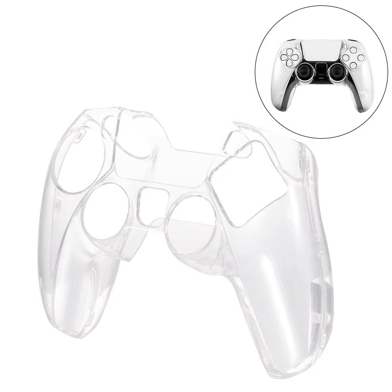 Geeignet für PS5-Griff-Schutzhülle, Kristallgehäuse, PC, transparentes Kristallgehäuse mit geteiltem Griff Image