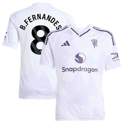 Manchester United adidas Auswärtstrikot 2025-26 - Kinder mit Aufdruck B. Fernandes 8 Image