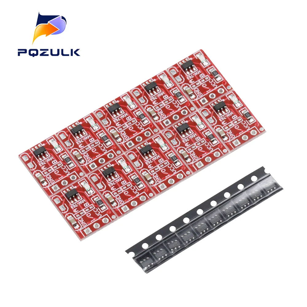 10PCS TTP223 Touch-Taste Modul Selbst-Locking/No-Locking Kapazitiven Schalter Einzigen Kanal Ändert Sensor Image