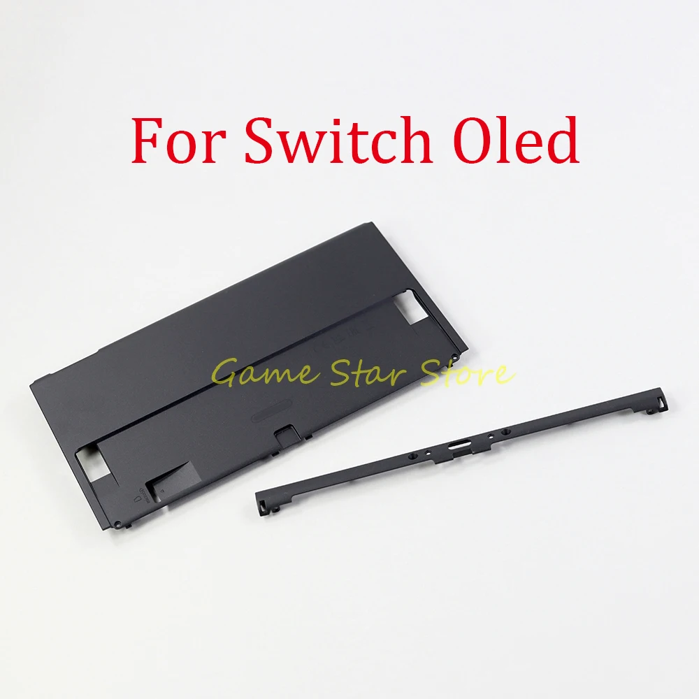 1pc original Ersatz Rückseite Abdeckung Rahmen Gehäuse Shell Case Abdeckung für Nintendo Switch oled Konsole Spiel zubehör Image