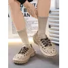 Sport-Schuhe mit hohlen Löchern, geschlossener Zehenbereich mit Plateau, Herrenschuh, Original-Sommersandale, Neuankömmling, Nummer 41, atmungsaktive Herren-Sandale