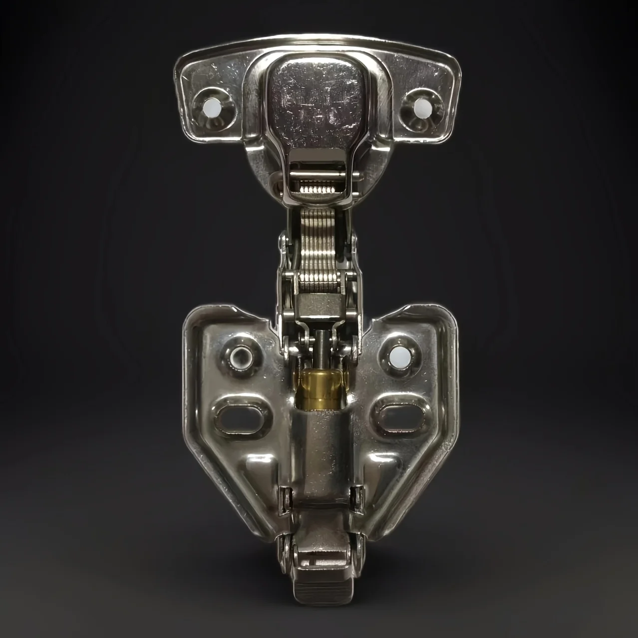 Halbbedeckte Scharniere, hydraulische Scharniere aus Edelstahl, wasserdichte, verdickte Scharniere, abnehmbare Scharniere, geräuschlose Scharniere für Schranktüren Image