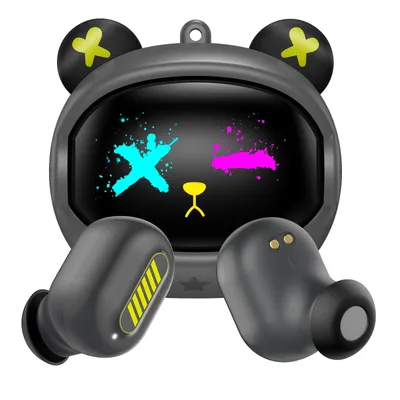 ONIKUMA 2025 Neues Gaming-Headset, kabellos, drehbar, Flip-Top-Design, HiFi-Stereo-In-Ear-Kopfhörer mit Touch-Control und Mikrofon Image
