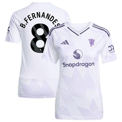 Manchester United adidas Auswärtstrikot 2025-26 - Damen mit Aufdruck B. Fernandes 8 Image