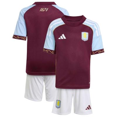 Aston Villa adidas Mini-Heimausrüstung 2025-26 - Kleinkinder Image