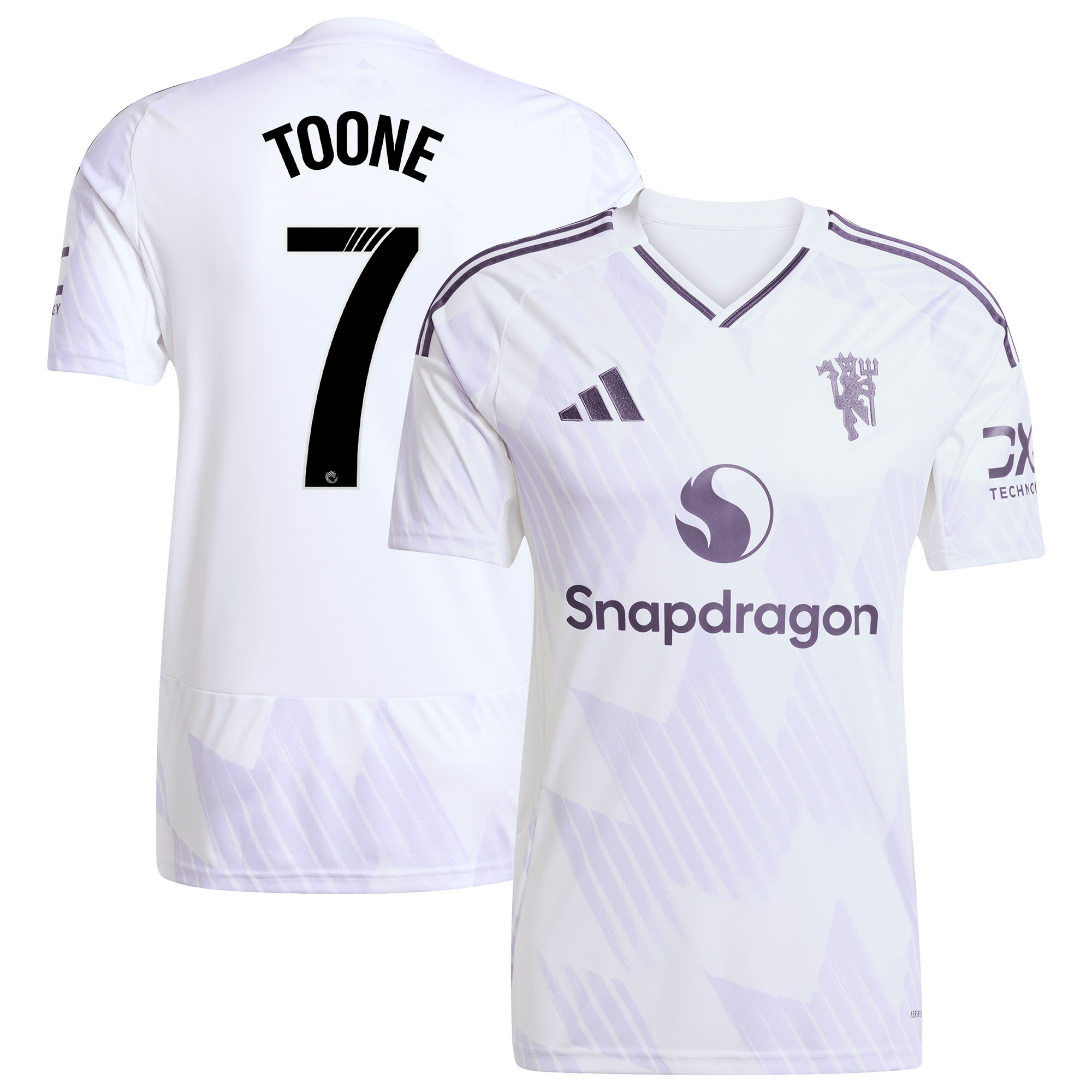 "Manchester United adidas 24/25 Auswärtstrikot mit Aufdruck Toone 7" Image