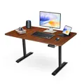 Table élévatrice électrique à moteur unique, ordinateur intelligent, e-sports, bureau à domicile, pieds de levage, hauteur réglable 120x60 cm
