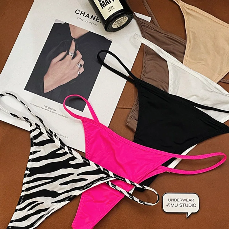 Niedrige Taille Mädchen G String Leopard Frauen Höschen Sexy Slip Tanga Eis Seide T-back Unterwäsche Nahtlose Weibliche Dessous größe S-XL