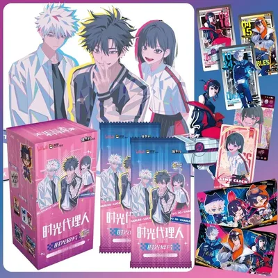 New Anime Link Click Laser Card Cheng Xiaoshi, Lu Guang Cartoon Characters SSP SEC Collection Cards Cosplay Gift
