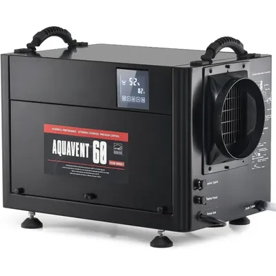 130 PPD Crawl Space Dehumidifier, Commercial Dehumidifier for Basement with Built-in Drain Hose, Crawl Space Dehumidifi