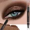 Eyeshadow Pen Set, Pearlescent Eyeshadow, Versatile One-Touch Shaped Eyeshadow, High Gloss, Delicate Silky Eyeshadow Pen with Fi