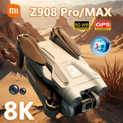 Xiaomi Z908 Pro/MAX Drone Brushless Motor 8K Professional HD Dual Camera Optical Flow Obstacle Avoidance 5G WIFI Quadcopter Toy