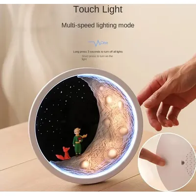 Little Prince Wireless Bluetooth Speaker Bedside Decoration Lamp Sound System 360Stereo wireless subwoofer Creative Gift Speaker