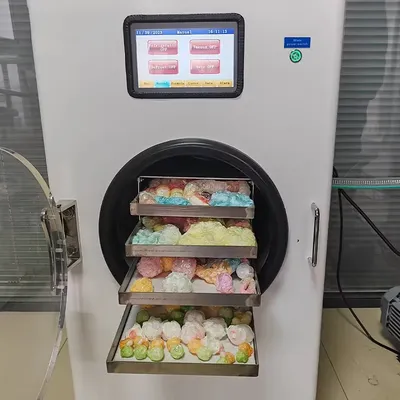 Customize Lanphan 4-10kg Home Fruit Vacuum Drying Freeze Dryer Lyophilizer Hine US Stock