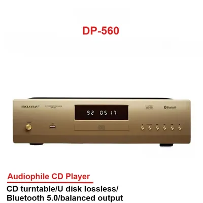 DP-560 professional CD player high fidelity lossless disc Bluetooth USB coaxial optical fiber HiFi fever home music machine