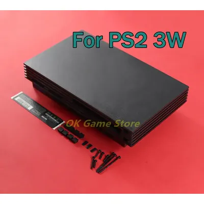1set For PS2 3W 30000 Full Housing Shell Case for PS2 Slim 7W 70000 7000X 9W 90000 9000X Console Cover with parts repair parts