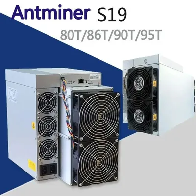New Antminer s19 95TH/S Asic Miner 3250W BTC Bitcoin Mining Machine Include PSU