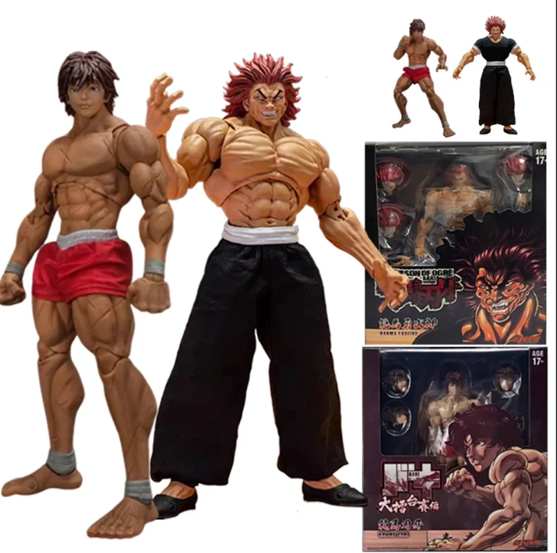 Action Figure ST Baki Hanma Son Of Ogre Hanma Yuujiro PVC Model Toys Anime The Strongest Organisms Ko Yujiro Movable Figurine