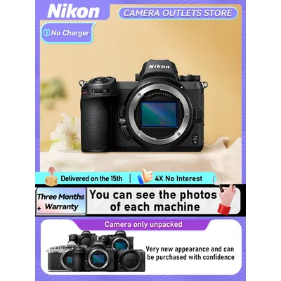 Nikon Z6II III Full Frame Mirrorless Camera Digital Compact Professional Photographer Photography 45.75MP 4KVideo Z6III（Renewed）