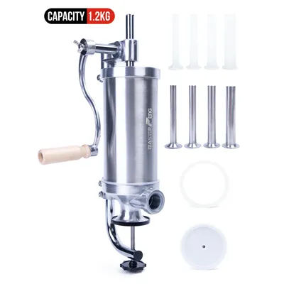 MASTER FENG Vertical Sausage Stuffer Homemade Manual Sausage Maker Sausage Meat Filling Machine