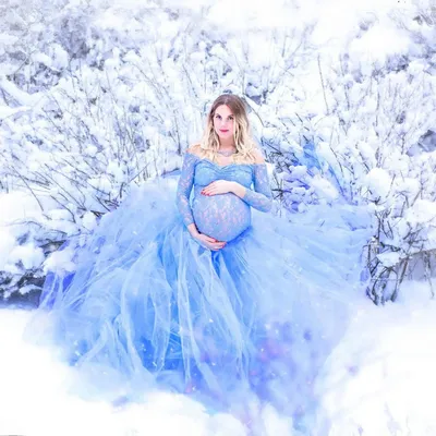 Long sleeve Tulle Maternity Dress For Photo Shoot Pregnancy Long Dress For Photography Sexy Shower Dresses Maternity Photography