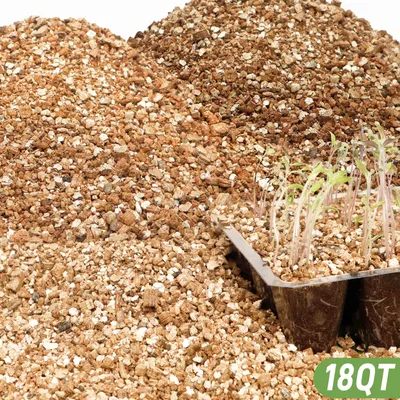 18QT Horticultural Vermiculite, Coarse Vermiculite Grade for Potted Plants & Gardening