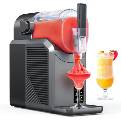 Professional Home Slushie Machine No Ice Needed Rapid Chill Technology 72 oz. Frozen Drink & Slushie Machine 7 Preset Programs