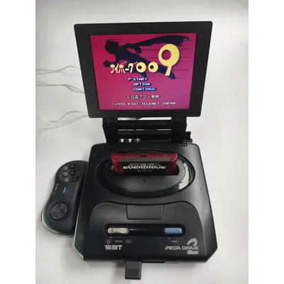 8 INCH MD2 SEGA MEGADRIVE2 LCD Retro Arcade Game Machine Portable Display Mini Monitor With Stereo For 16Bit GENESIS2 And MD2