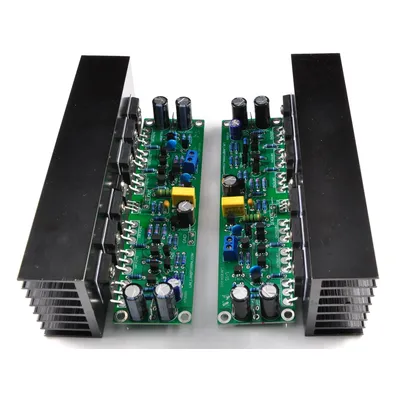 2pcs L15 FET power amplifier 2 channels 3 pairs IRFP240 IRFP9240 150W 8R ,300W 4R, 600W 2R