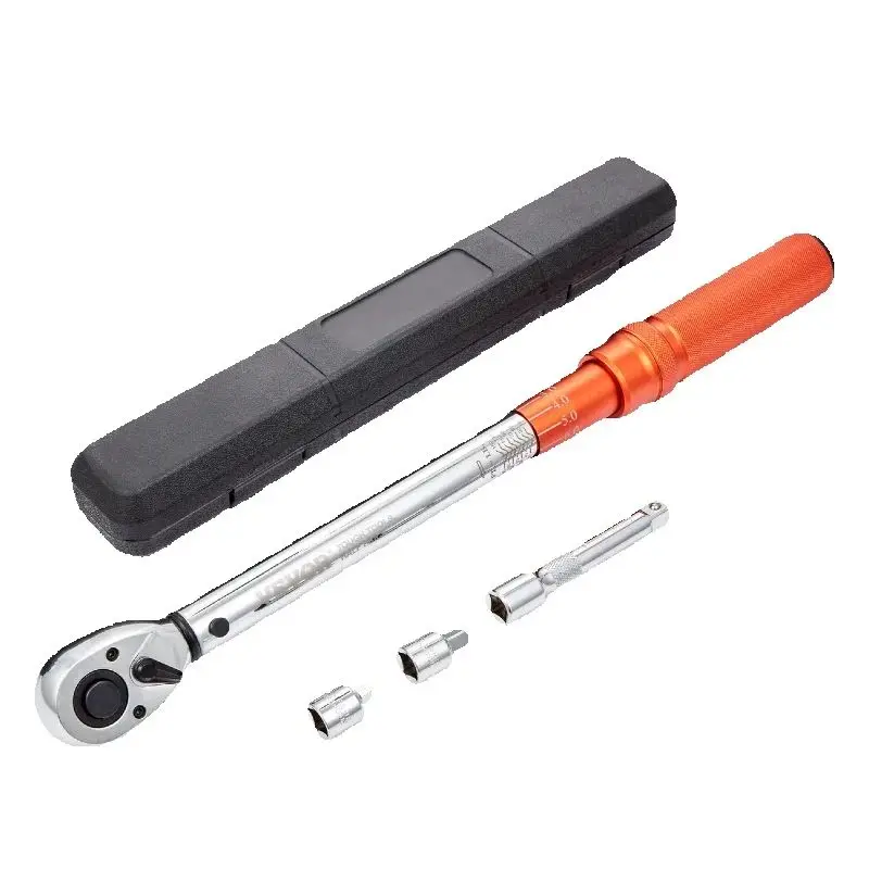 SucceBuy Torque Wrench Set Drive Click Torque Wrench Dual-Direction Adjustable Mechanical Dual Range Scales Torque Wrench Kit