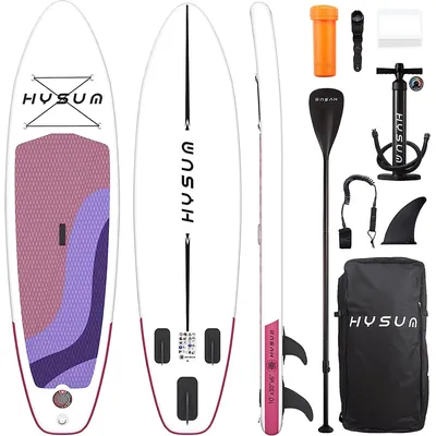 Double Layer paddle board Pvc Portable Sup Inflatable Supboard Backpack Inflavel Fold Surfboard сапборд