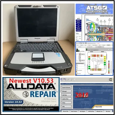 P.anasonic Toughbook CF31 CF-31 i5 4G with 1TB HDD Alldata 10.53,Mitch..ll,Atsg 2017,Vivid 2018 Installed Well Ready to work