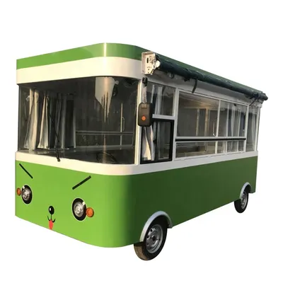 Qingdao Felectric Road Camper Mobile Hamburger Kitchen TruckTravel Trailer For Sale