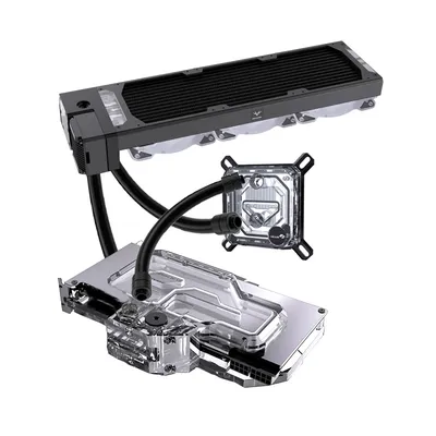 Granzon PC Water Cooling Kit for AIO CPU GPU RTX 3080 3090 Active Backplate Block Pump 360mm Radiator Fan Fittings Hose Tube