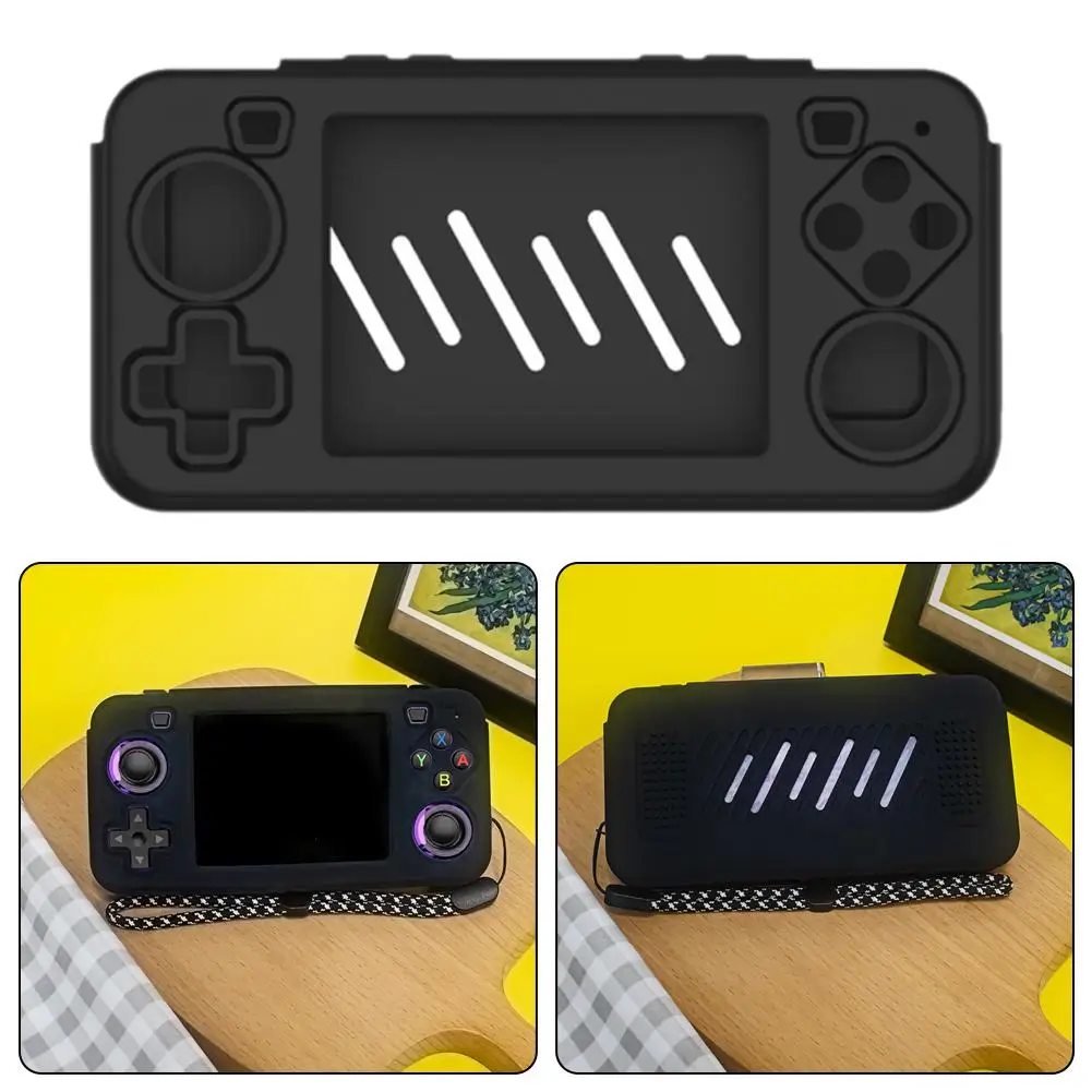 Protective Shell For R36H Console-Shockproof & Dustproof Anti-Slip Silicone Cover Portable Storage Handheld Console Accessories