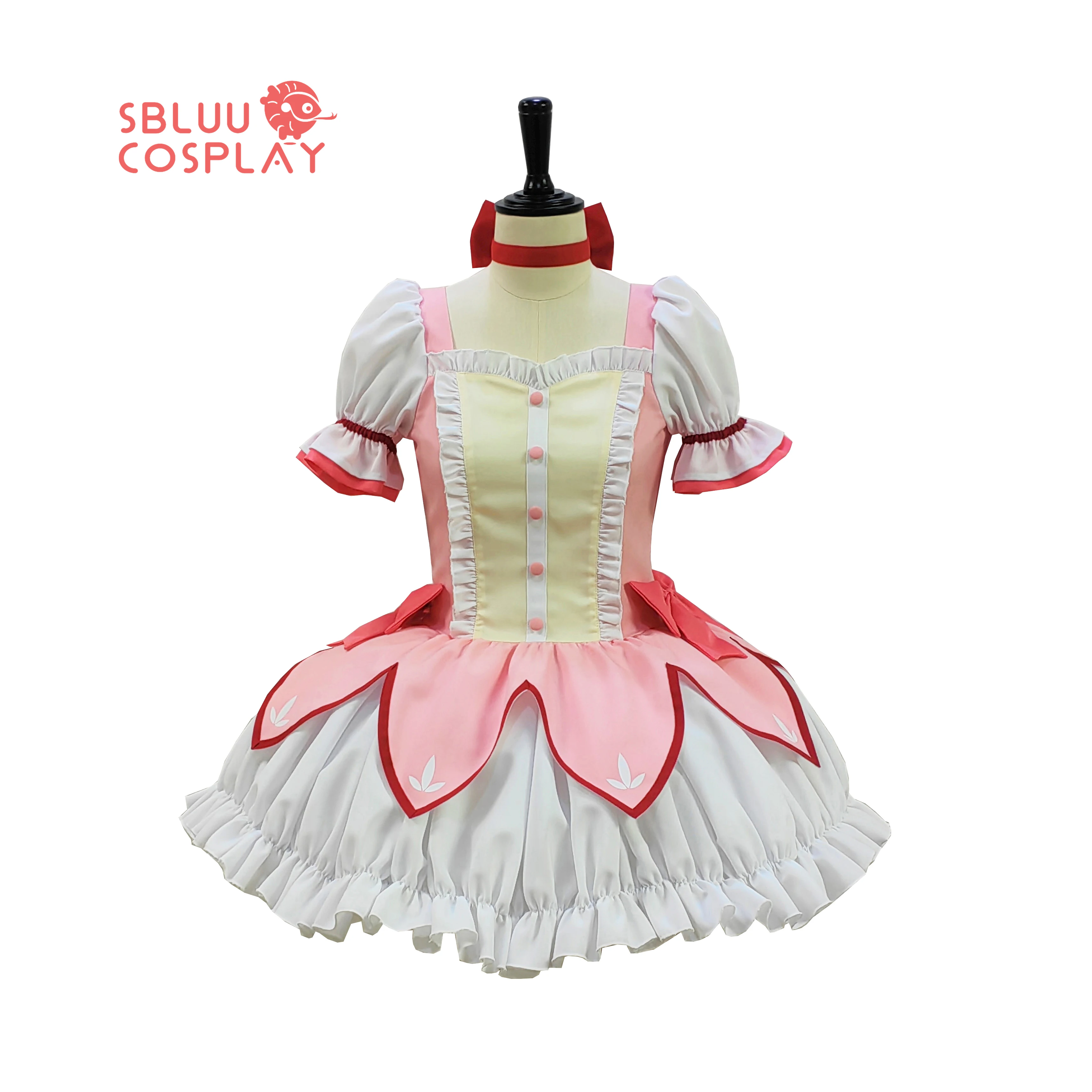 SBluuCosplay Kaname Madoka Cosplay Costume Magica Kaname Dress Kaname Madoka Outfits Halloween Costume Outfit Upgraded Style