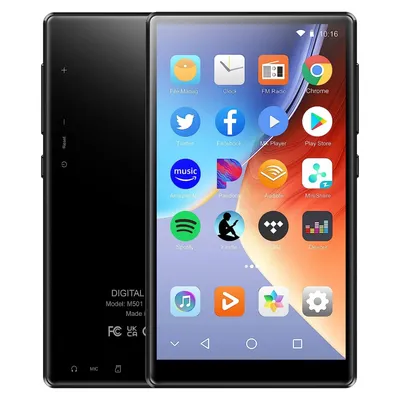 MP3 Player with Bluetooth and WiFi, Oilsky (64GB+16GB) 4.7-inch with Spotify , Amazon Music 1080P Android MP4 Player, Up to 1TB
