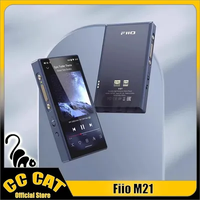 FiiO M21 Portable Music Player Intelligent 4.7" HD Lossless Bluetooth MP3 Android Player 4000mAh CS43198*4 Dual Output Interface