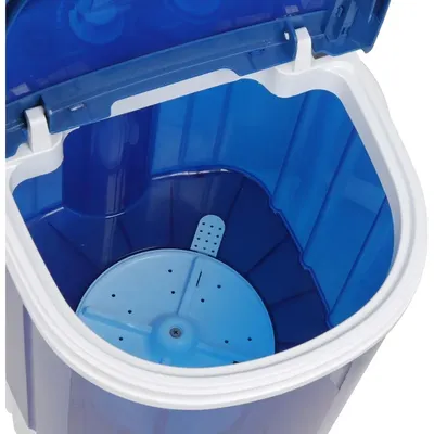Portable Mini Washing Machine 8 lbs Washing Capacity Semi-Automatic Compact Washer Spinner Small Cloth Washer
