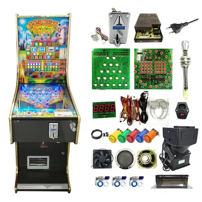 Coin Operated Arcade Pinball Game Machine DIY Kit For Adult 5 6 Balls Flipper Machine Pinball Game Machine Parts