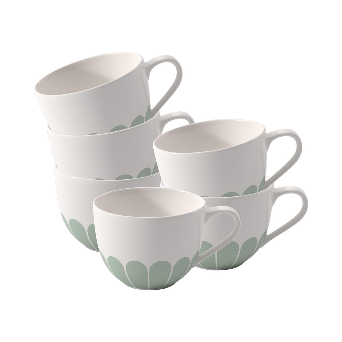 Villeroy & Boch Fleur Couleur Kaffeetasse 160 ml 6er Set - Vert Image
