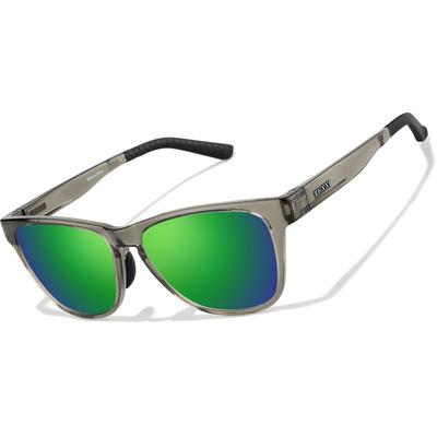 Zenni Square Glasses Green Plastic Full Rim Frame