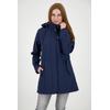 Softshellmantel DEPROC ACTIVE "TWIN PEAK NEW WOMEN", Damen, Gr. 46 (L), blau (navy), 96% Polyester; 4% Elasthan, casual, Langarm Windstopperbündchen mit verstellbarem Klettverschluss,mit Schneefang,mit Daumenlöchern, Mäntel, auch in Großen Größen...