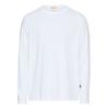 Langarmshirt CAMEL ACTIVE, Herren, Gr. XXL, weiß, Obermaterial: 71% Baumwolle, 25% Polyester, 4% Elasthan, unifarben, casual, regular fit taillenbedeckt, Rundhals, Langarm gerader Abschluss, Shirts